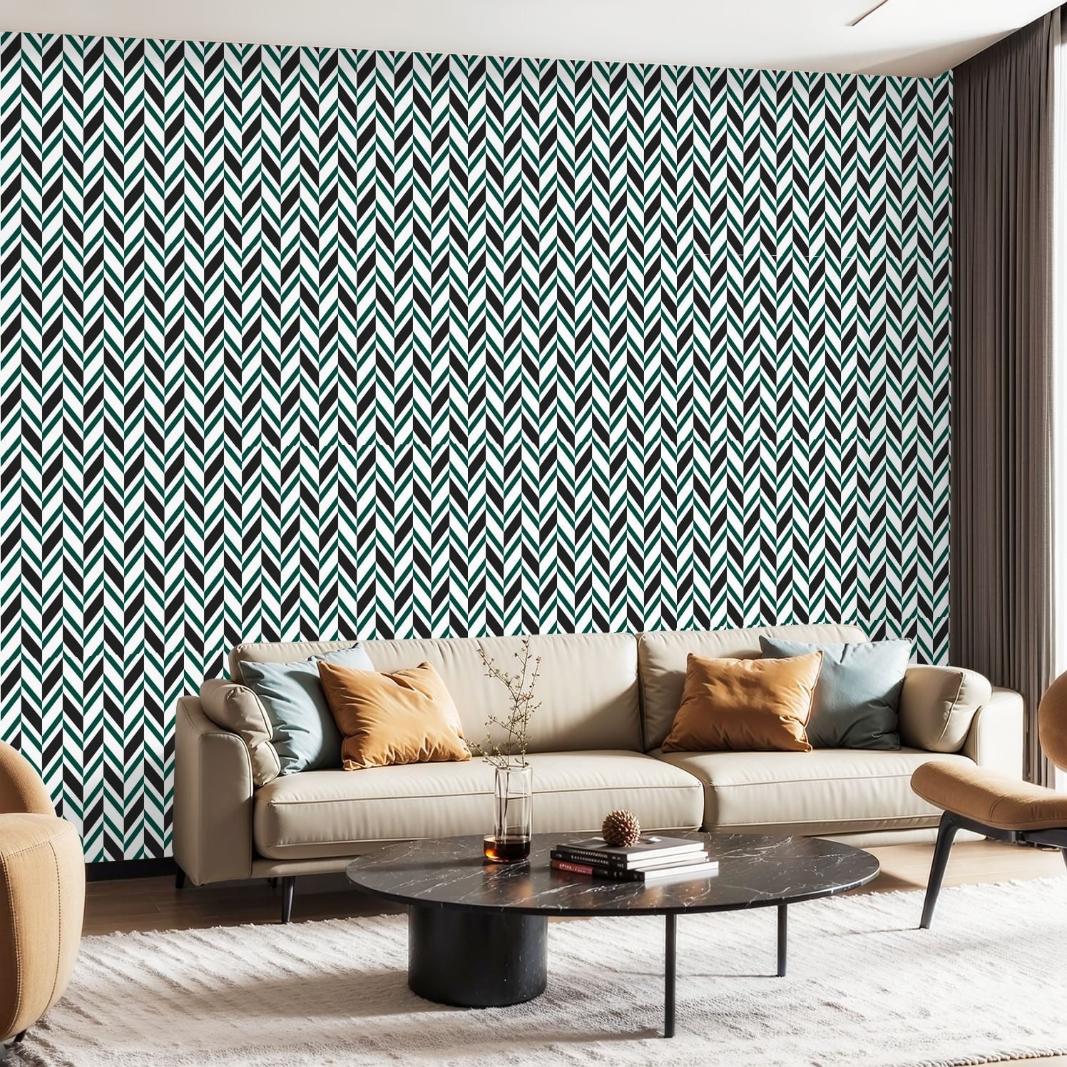 Peel And Stick Wallpaper Canvas Wallpaper Green Black Herringbone Peel And Stick Wallpaper Canvas Wallpaper Green Black Herringbone