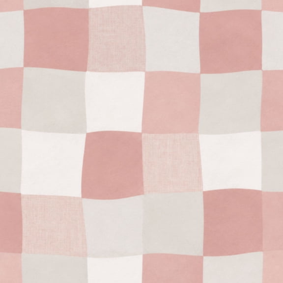 Peel and Stick Wallpaper Checkered Pink White Mosaic Checkerboard Checkered Wall Mural 23.6in x 9.8ft Self Adhesive Removable Wall Paper Renter Friendly Wallpaper for Nursery Bedroom Cabinets