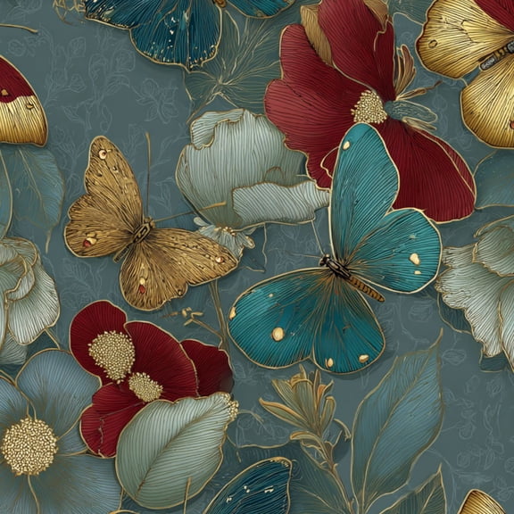 Peel and Stick Wallpaper Colorful Butterfly Print Dancing Multicolor Self Adhesive Butterflies 17.7in x 118in Contact Paper Removable Self Adhesive Wall Mural Wall Decor for Bedroom Kitchen Cabinets