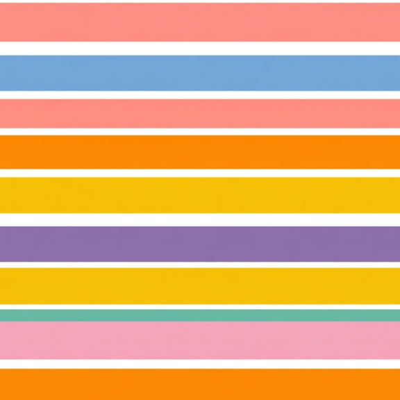 Peel and Stick Wallpaper Colourful horizontal stripes Simple seamless texture thick straight 17.7in x 118in Contact Paper Removable Self Adhesive Wall Mural Wall Decor for Bedroom Kitchen Cabinets