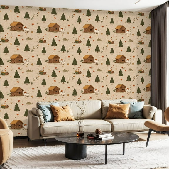 Peel and Stick Wallpaper Contact Paper Whimsical Nursery Scandi Farmhouse Cottagecore Baby Goose Farm Animals Self Adhesive and Removable 24in x 118in