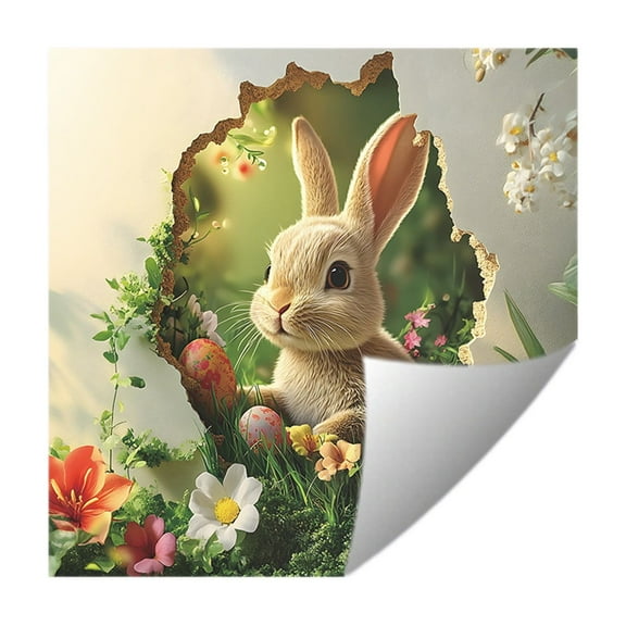 Peel And Stick Wallpaper Decal Fake Window Broken Wall Effect Removable Wall Sticker For Bedroom Dorm Living Room Decor 1Pc Product Size 13.39X13.39X0.08 Inches Packaging Size 13.39X1.18X1