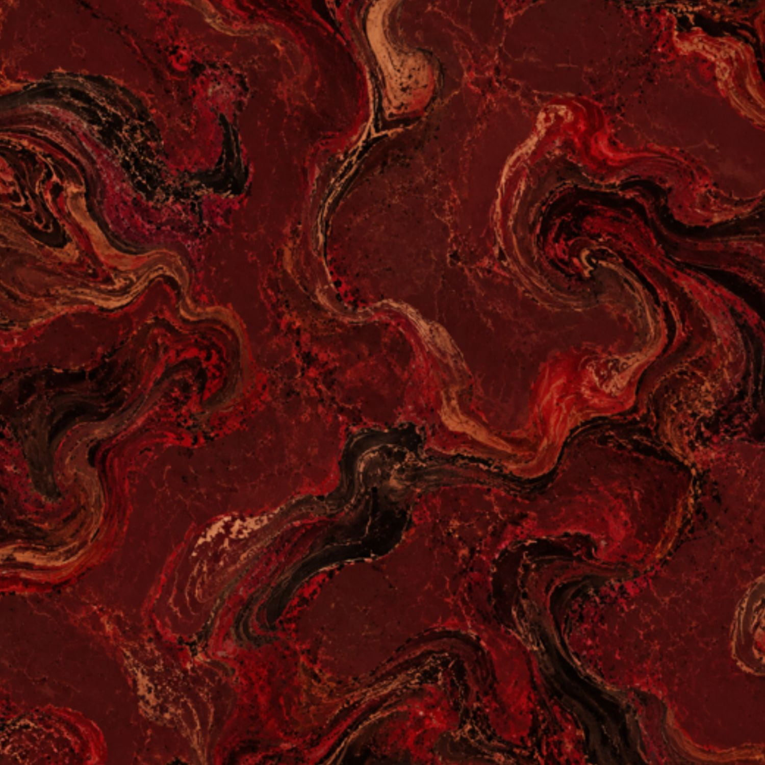 Peel and Stick Wallpaper Deep Garnet Red Cork Tile Vignette Grunge Wall ...