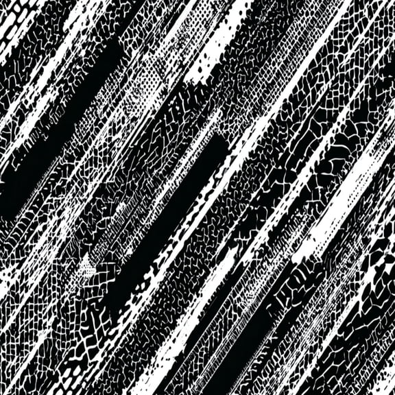 Peel and Stick Wallpaper Diagonal black tire tread print car track grunge effect seamless 17.7in x 118in Contact Paper Removable Self Adhesive Wall Mural Wall Decor for Bedroom Kitchen Cabinets