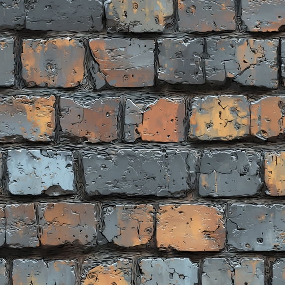 Peel and Stick Wallpaper Distressed Brick Wall Rusty Weathered Texture Rustic Wall Mural 23.6in x 9.8ft Self Adhesive Removable Wall Paper Renter Friendly Wallpaper for Bedroom Cabinets