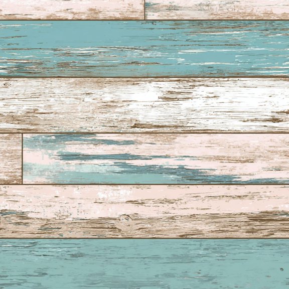 Peel and Stick Wallpaper Distressed Rustic Wooden Planks Soft Pastel Colors Wall Mural 17.7in x 9.8ft Self Adhesive Removable Wall Paper Renter Friendly Wallpaper for Nursery Bedroom Cabinets