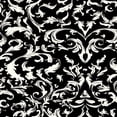 thumbnail image 1 of Peel and Stick Wallpaper Elegant Baroque Floral Black Victoria Vintage Baroque Wall Mural 17.7in x 9.8ft Self Adhesive Removable Wall Paper Renter Friendly Wallpaper for Nursery Bedroom Cabinets, 1 of 8