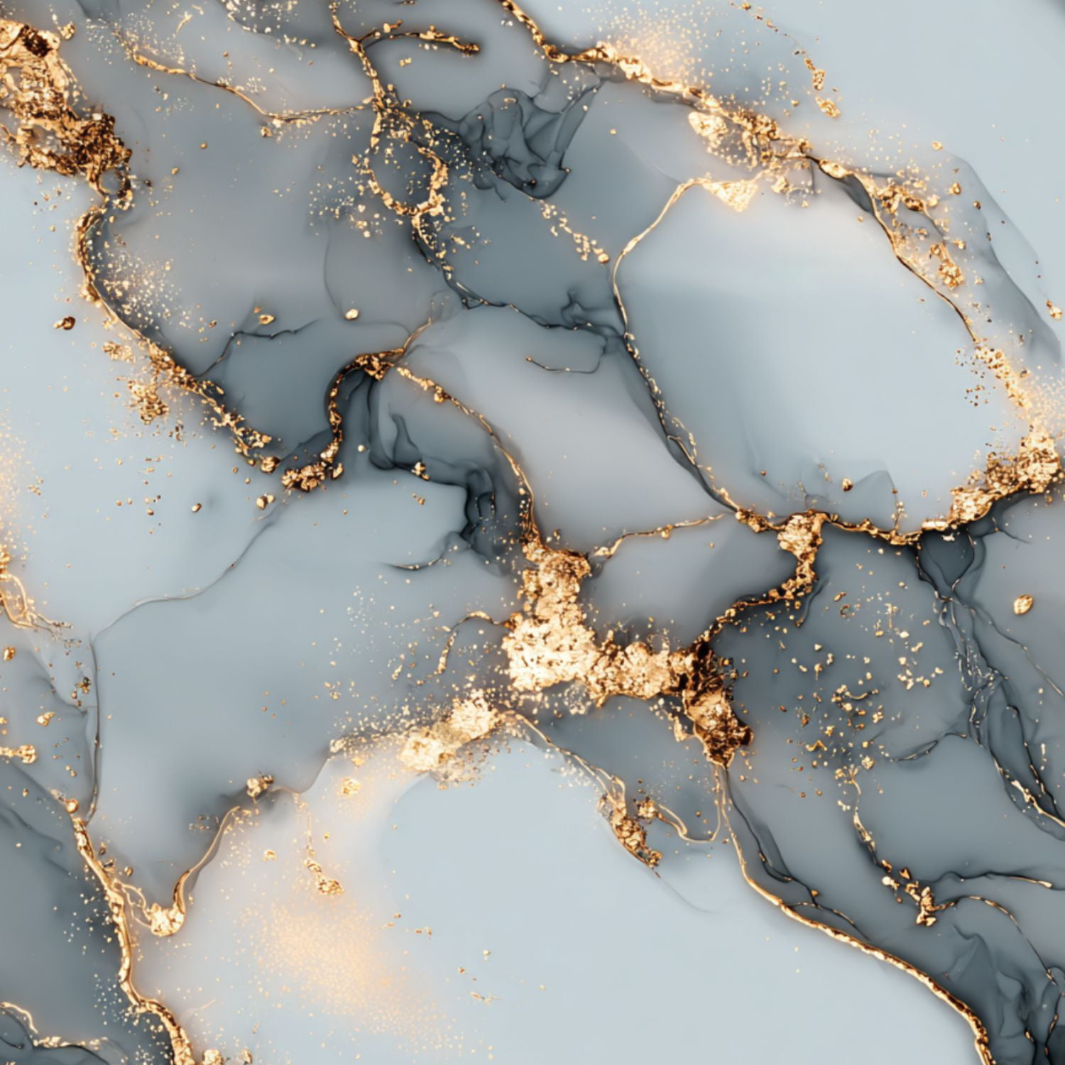 Peel and Stick Wallpaper Elegant Blue Gold Marble Abstract Art Fluid Patterns Wall Mural 23.6in x 9.8ft Self Adhesive Removable Wall Paper Renter Friendly Wallpaper for Nursery Bedroom Cabinets