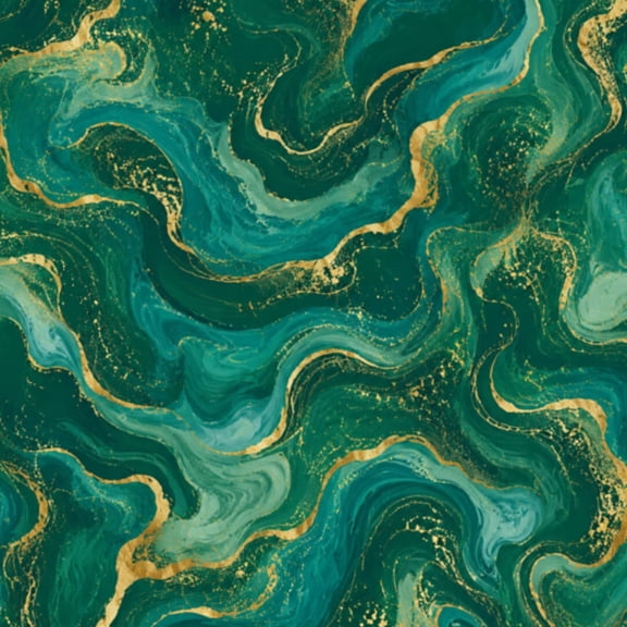 Peel and Stick Wallpaper Emerald Green Marble Gold Veins Abstract Patterns Wall Mural 23.6in x 9.8ft Self Adhesive Removable Wall Paper Renter Friendly Wallpaper for Nursery Bedroom Cabinets