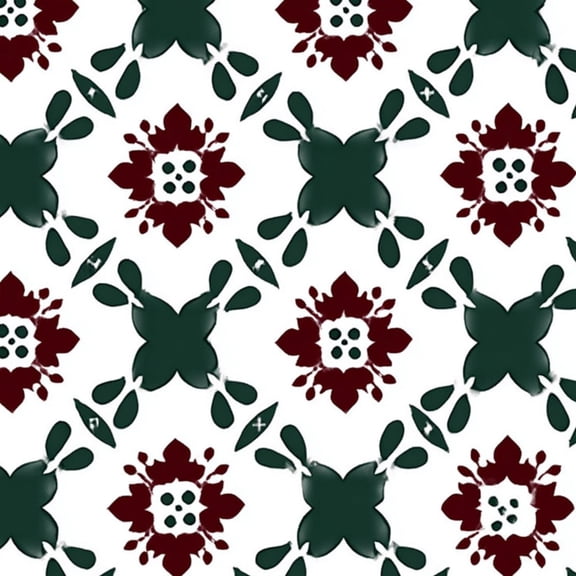 Peel and Stick Wallpaper Floral Green Burgundy Blooms White Wall Mural 17.7in x 9.8ft Self Adhesive Removable Wall Paper Renter Friendly Wallpaper for Nursery Bedroom Cabinets