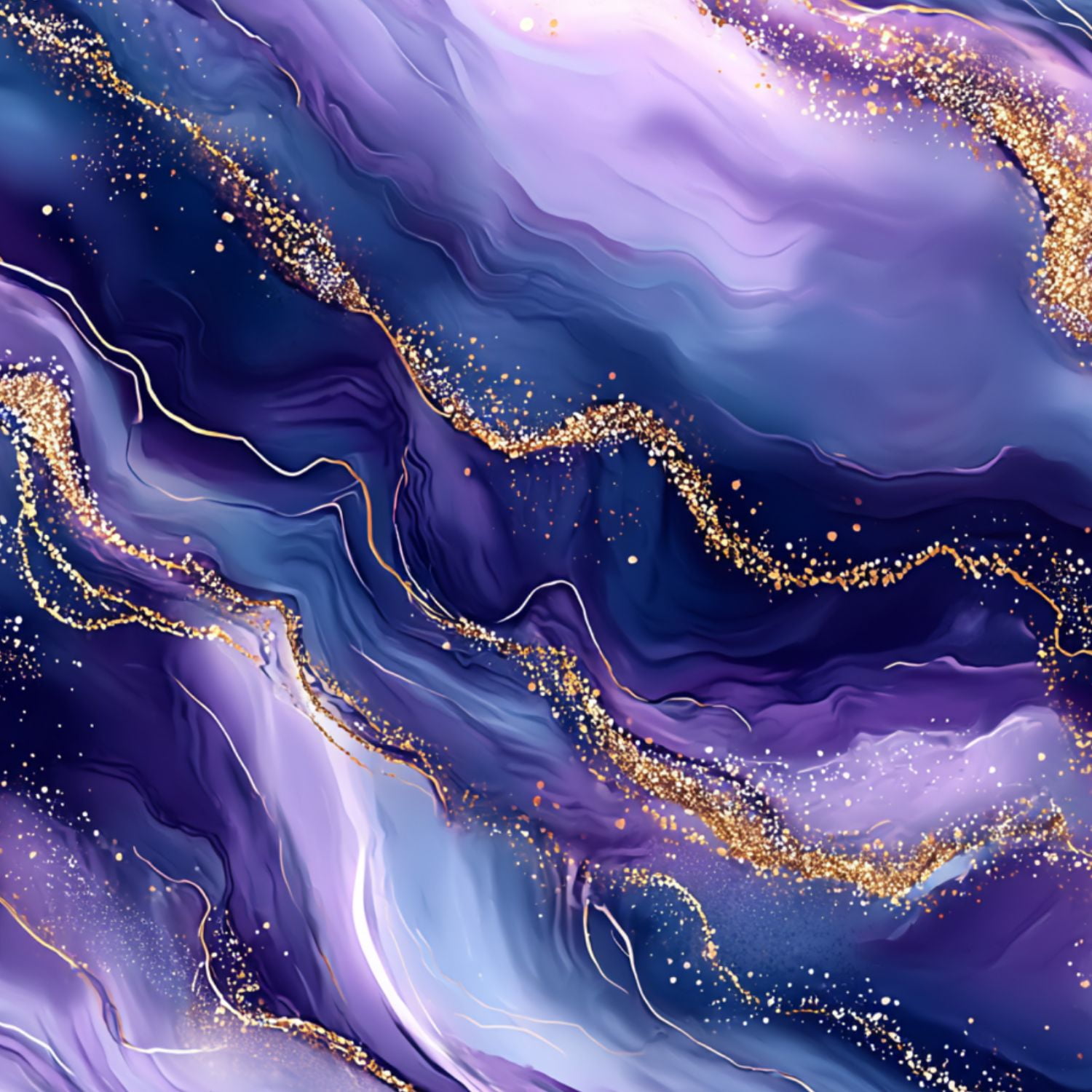 Peel and Stick Wallpaper Glamorous Purple Blue Agate Marble Gold Glitter Swirls Wall Mural 23.6in x 9.8ft Self Adhesive Removable Wall Paper Renter Friendly Wallpaper for Nursery Bedroom Cabinets