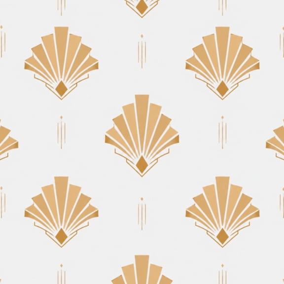 Peel and Stick Wallpaper Golden elements grey Seamless Art style 17.7in x 118in Contact Paper Removable Self Adhesive Wall Mural Wall Decor for Bedroom Kitchen Cabinets