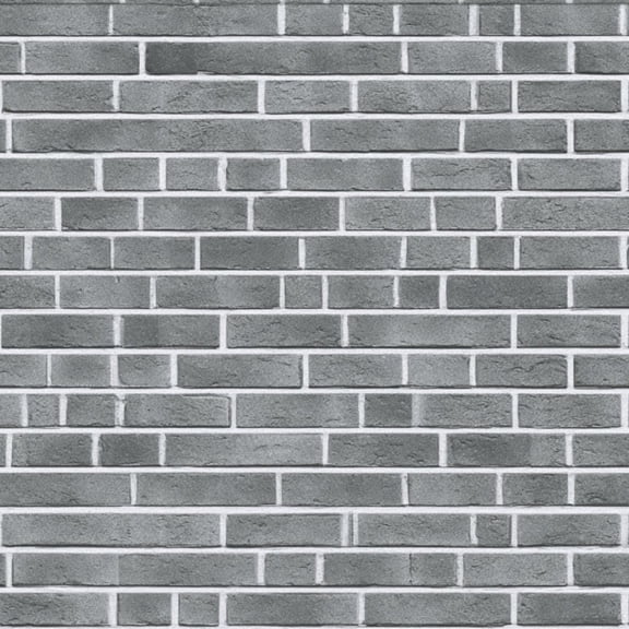 Peel and Stick Wallpaper Gray Brick Wall Neatly Arranged Blocks Subtle Texture Wall Mural 17.7in x 9.8ft Self Adhesive Removable Wall Paper Renter Friendly Wallpaper for Nursery Bedroom Cabinets