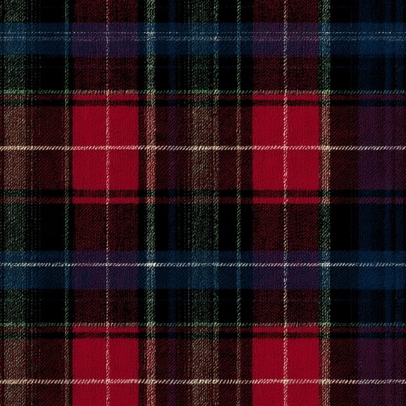 Peel and Stick Wallpaper Green Black Red Tartan Plaid 24in x 118in Contact Paper Removable Self Adhesive Wall Mural Wall Decor for Bedroom Kitchen Cabinets