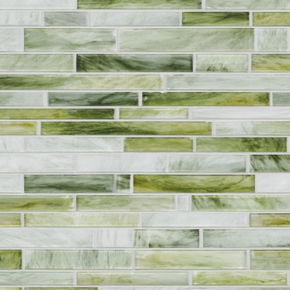 Peel and Stick Wallpaper Green White Marble Tile 17.7in x 118in Contact Paper Removable Self Adhesive Wall Mural Wall Decor for Bedroom Kitchen Cabinets