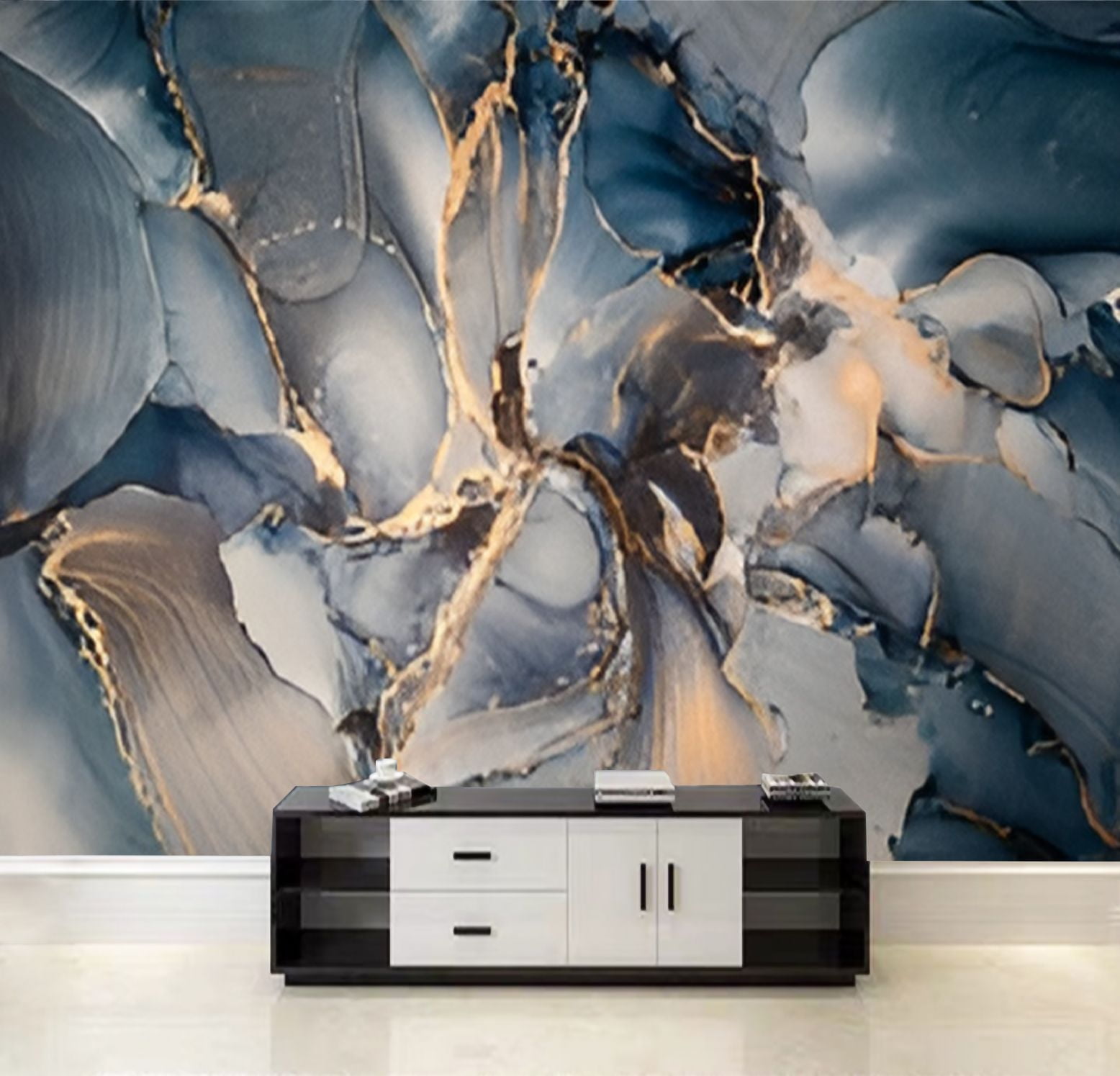 Peel and Stick Wallpaper High resolution Luxury abstract fluid art ...