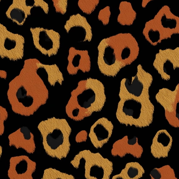 Peel and Stick Wallpaper Leopard Print Black Gold Spots Rust 17.7in x 118in Contact Paper Removable Self Adhesive Wall Mural Wall Decor for Bedroom Kitchen Cabinets
