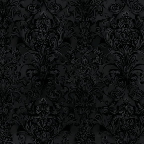 Peel and Stick Wallpaper Luxury charcoal gothic dark victorian antique Wall Mural 23.6in x 9.8ft Self Adhesive Removable Wall Paper Renter Friendly Wallpaper for Nursery Bedroom Cabinets
