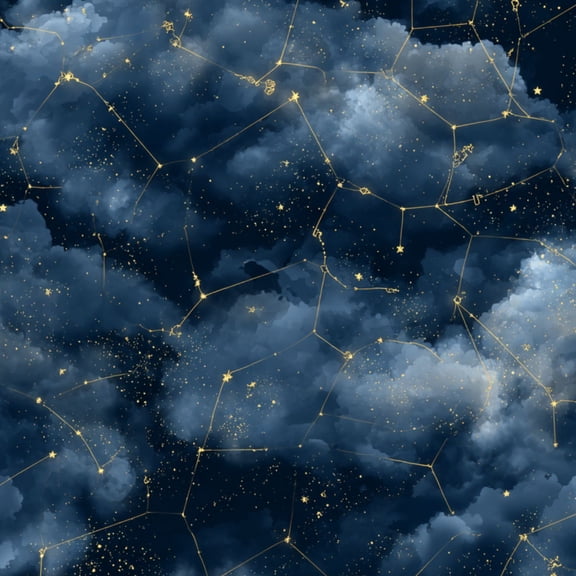 Peel and Stick Wallpaper Magical Constellation Soft Halo Lighting Wall Mural 17.7in x 9.8ft Self Adhesive Removable Wall Paper Renter Friendly Wallpaper for Nursery Bedroom Cabinets