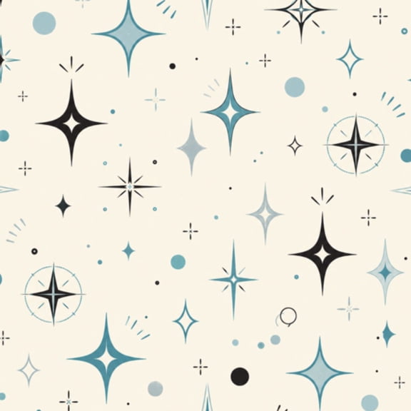 Peel and Stick Wallpaper Mid Century Retro Abstract Geometric Space Vintage Wall Mural 17.7in x 9.8ft Self Adhesive Removable Wall Paper Renter Friendly Wallpaper for Nursery Bedroom Cabinets