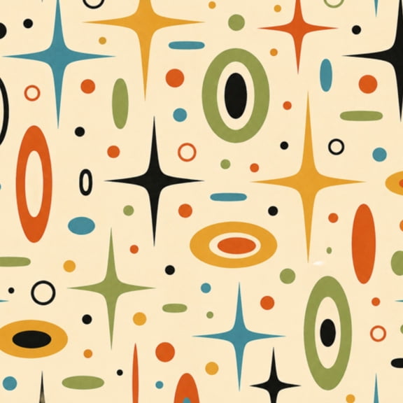 Peel and Stick Wallpaper Mid Century Retro Abstract Modern Geometric Colorful Wall Mural 23.6in x 9.8ft Self Adhesive Removable Wall Paper Renter Friendly Wallpaper for Nursery Bedroom Cabinets