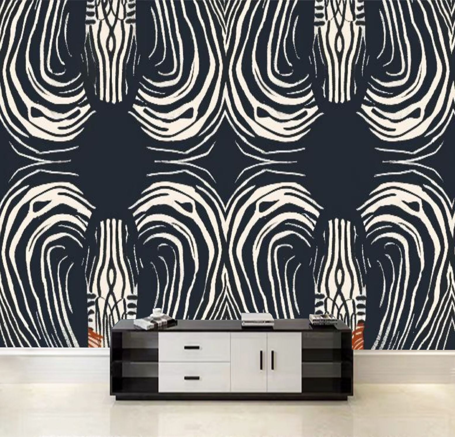 Photo inspiration: Peel And Stick Wallpaper Minimalist Trendy Abstract Print Line Art Photo Inspiration