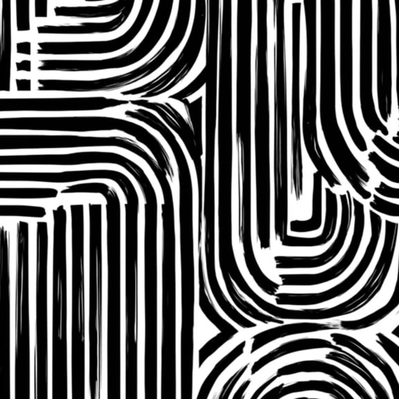 Peel and Stick Wallpaper Modern Black White Abstract Geometric Line 17.7in x 118in Contact Paper Removable Self Adhesive Wall Mural Wall Decor for Bedroom Kitchen Cabinets