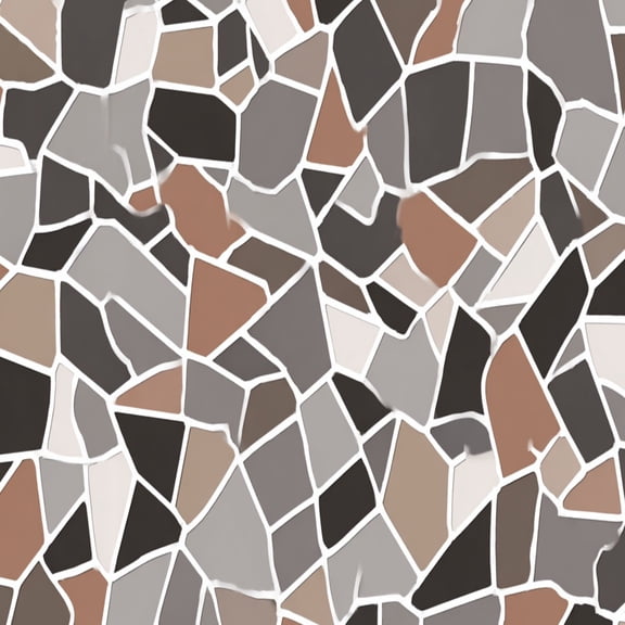 Peel and Stick Wallpaper Mosaic pebble stone floor tile seamless 24in x 118in Contact Paper Removable Self Adhesive Wall Mural Wall Decor for Bedroom Kitchen Cabinets
