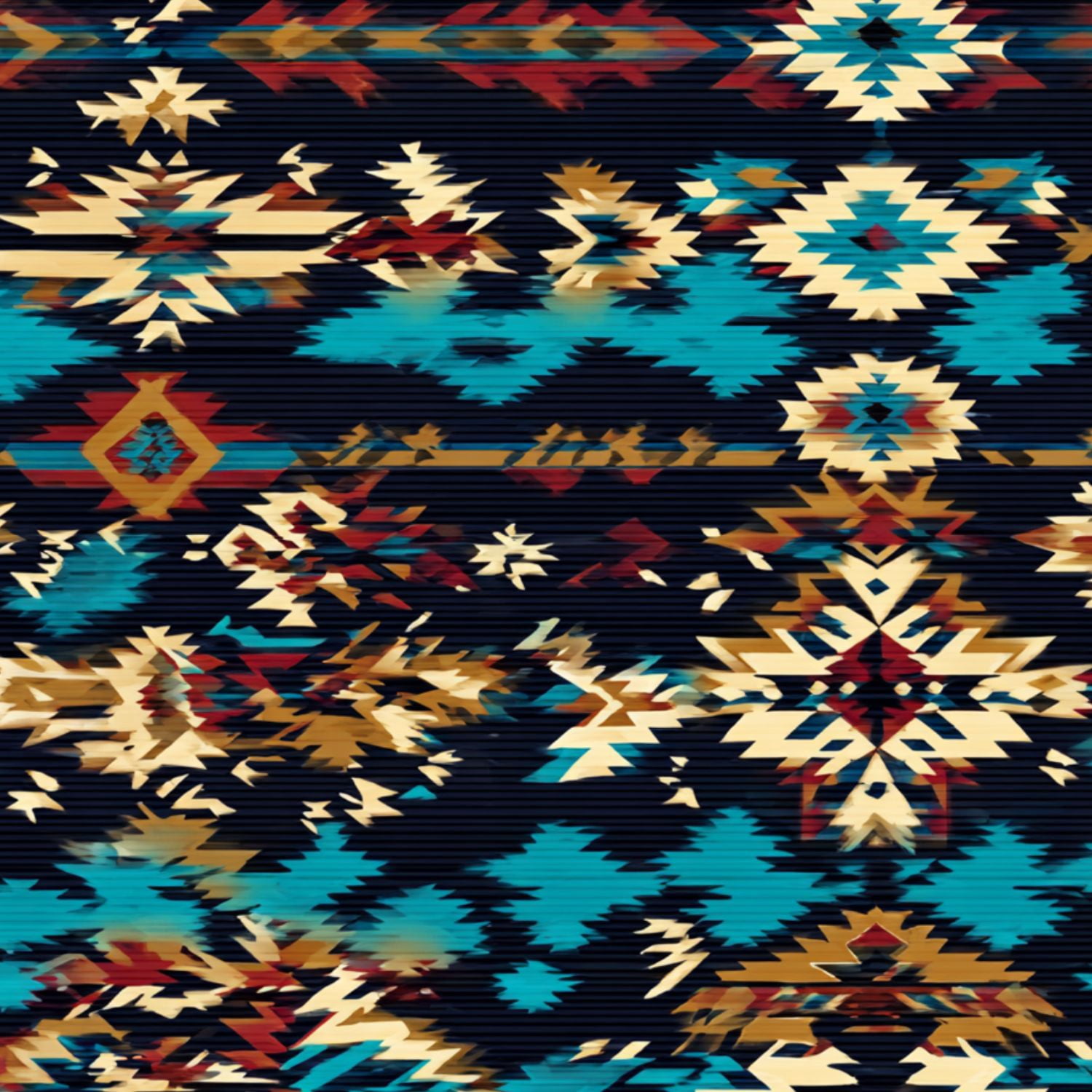 Peel and Stick Wallpaper Native American Southwest Aztec Navajo Tribal Wall Mural 23.6in x 9.8ft Self Adhesive Removable Wall Paper Renter Friendly Wallpaper for Bedroom Bathroom