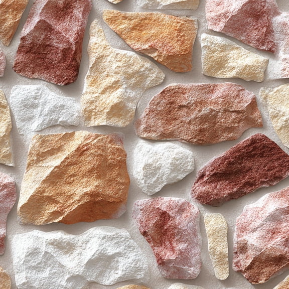 Sticky Rocks Art Peel and Stick Wallpaper Nature Imagery Classical Chinese Traditional ...