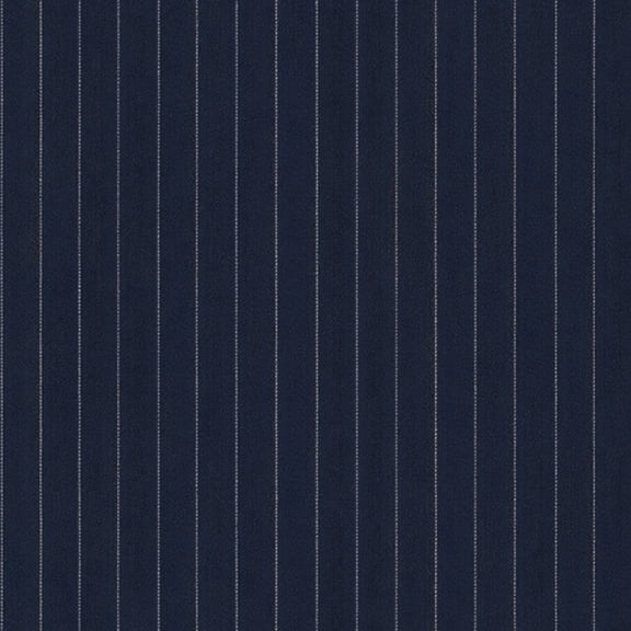 Peel and Stick Wallpaper Navy Blue Textile Fine Vertical White Stripes Classic geometricTexture 17.7in x 118in Contact Paper Removable Self Adhesive Wall Mural Wall Decor for Bedroom Kitchen Cabinets