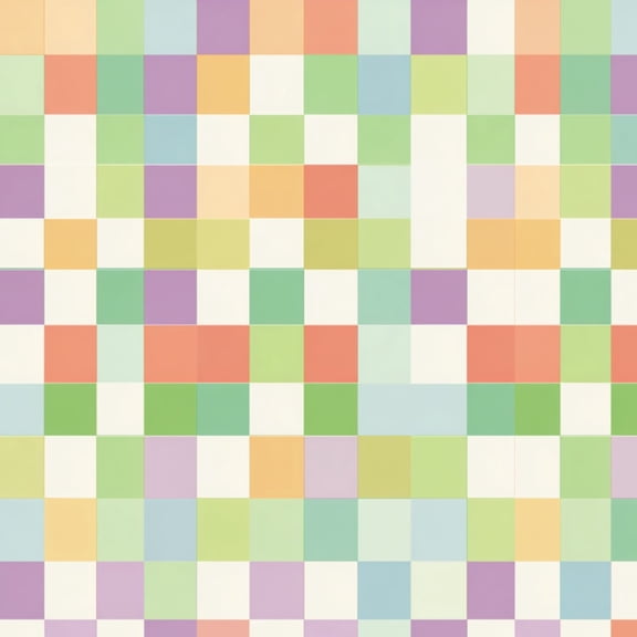 Peel and Stick Wallpaper Pastel Geometric Square Grid Soft Color Blocks Abstract Checkered 24in x 118in Contact Paper Removable Self Adhesive Wall Mural Wall Decor for Bedroom Kitchen Cabinets