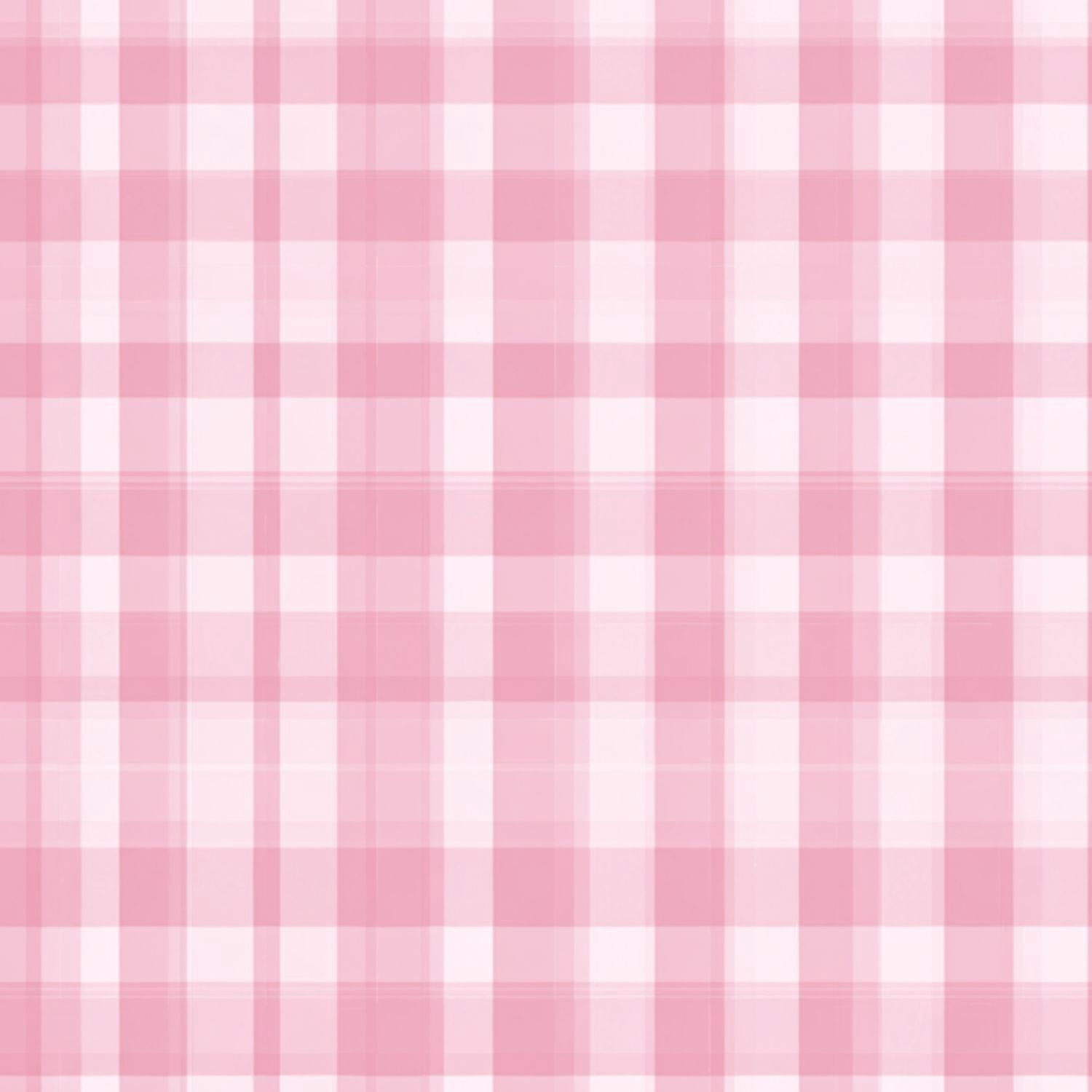 Peel and Stick Wallpaper Pink gingham check seamless Soft romantic checkered Wall Mural 17.7in x 9.8ft Self Adhesive Removable Wall Paper Renter Friendly Wallpaper for Bedroom Bathroom