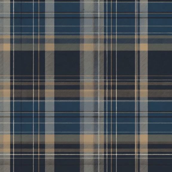 Peel and Stick Wallpaper Plaid seamless Tartan checkered plaid dark grey blue brown for 17.7in x 118in Contact Paper Removable Self Adhesive Wall Mural Wall Decor for Bedroom Kitchen Cabinets