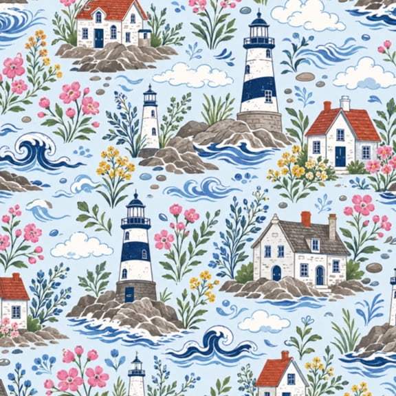 Peel and Stick Wallpaper Portland Head Light Lighthouse Maine Wall Mural 17.7in x 9.8ft Self Adhesive Removable Wall Paper Renter Friendly Wallpaper for Nursery Bedroom Cabinets