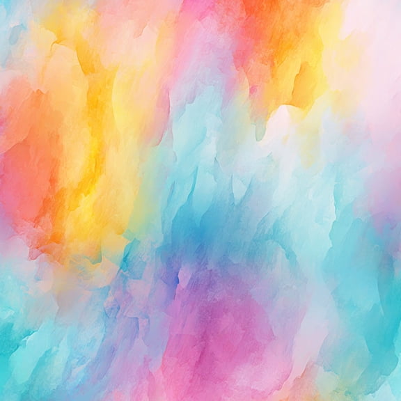 Peel and Stick Wallpaper Rainbow ombre abstract colorful watercolor for 17.7in x 118in Contact Paper Removable Self Adhesive Wall Mural Wall Decor for Bedroom Kitchen Cabinets