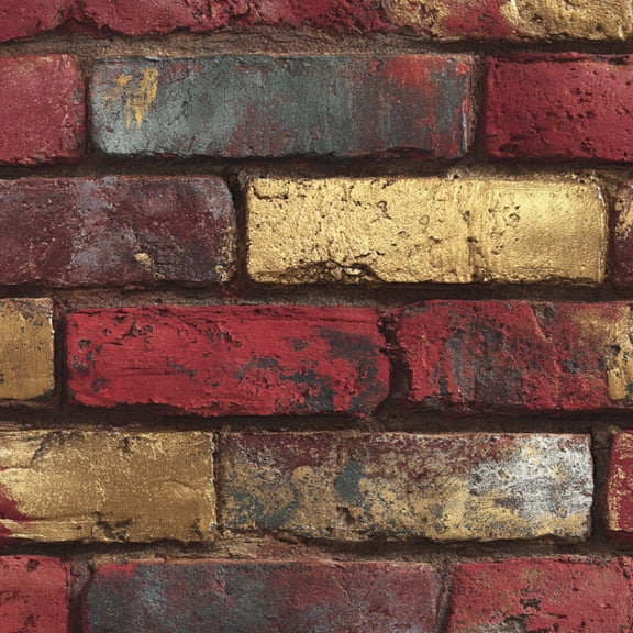 Peel and Stick Wallpaper Red Brick Faux 3D Vintage Brick Waterproof Accent Wall Bricks Red 24in x 118in Contact Paper Removable Self Adhesive Wall Mural Wall Decor for Bedroom Kitchen Cabinets