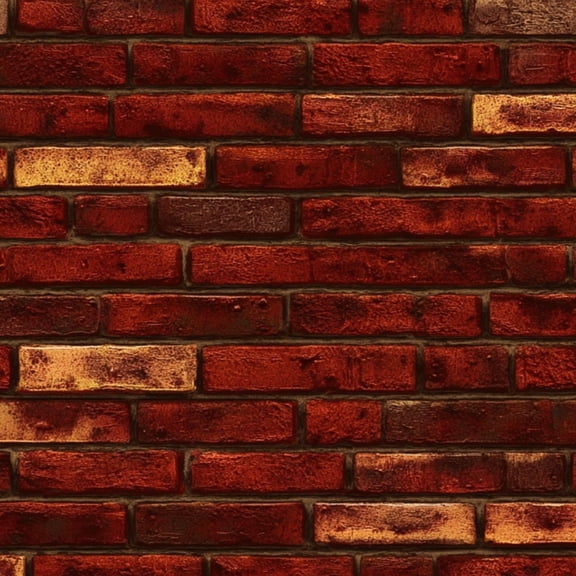 Peel and Stick Wallpaper Red Brick Wall Rustic Texture Warm Tones Wall Mural 17.7in x 9.8ft Self Adhesive Removable Wall Paper Renter Friendly Wallpaper for Nursery Bedroom Cabinets