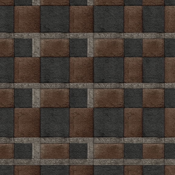 Peel and Stick Wallpaper Red Gray Checkerboard Square Tiles Wall Mural 17.7in x 9.8ft Self Adhesive Removable Wall Paper Renter Friendly Wallpaper for Bedroom Studio Lake House