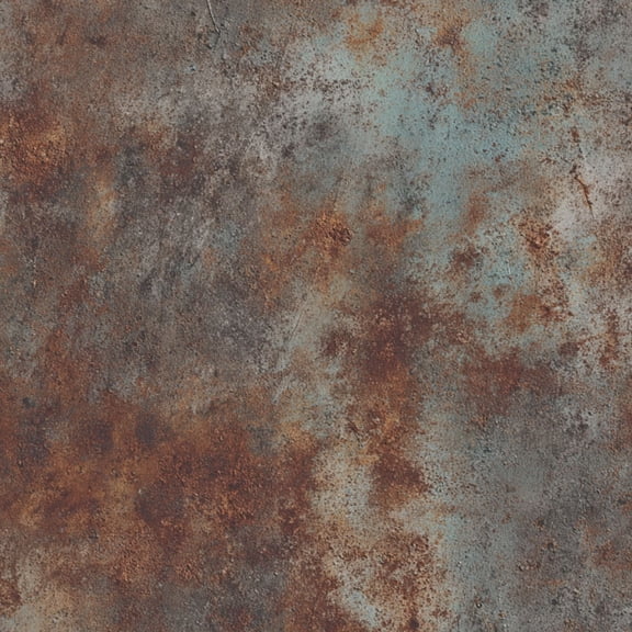 Peel and Stick Wallpaper Rust Teal Abstract Grunge Texture Weathered Surface Wall Mural 17.7in x 9.8ft Self Adhesive Removable Wall Paper Renter Friendly Wallpaper for Nursery Bedroom Cabinets