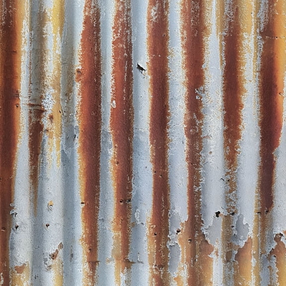 Peel and Stick Wallpaper Rusted Corrugated Metal Sheet Texture Vertical Rust Streaks Weathered 24in x 118in Contact Paper Removable Self Adhesive Wall Mural Wall Decor for Bedroom Kitchen Cabinets