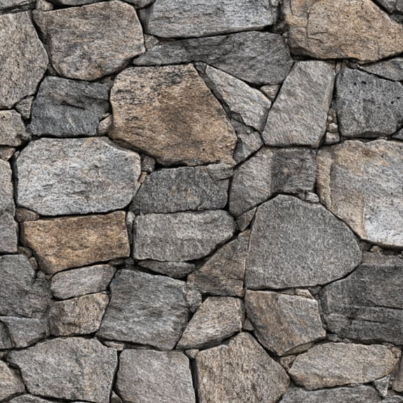 Peel and Stick Wallpaper Rustic Irregular Grey Stone Wall 17.7in x 118in Contact Paper Removable Self Adhesive Wall Mural Wall Decor for Bedroom Kitchen Cabinets