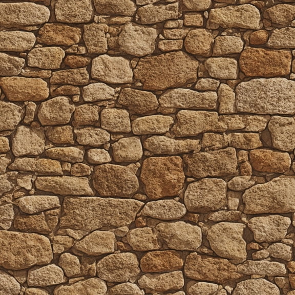 Peel and Stick Wallpaper Rustic Stone Wall Texture Natural Brown Beige Rocks Wall Mural 17.7in x 9.8ft Self Adhesive Removable Wall Paper Renter Friendly Wallpaper for Nursery Bedroom Cabinets