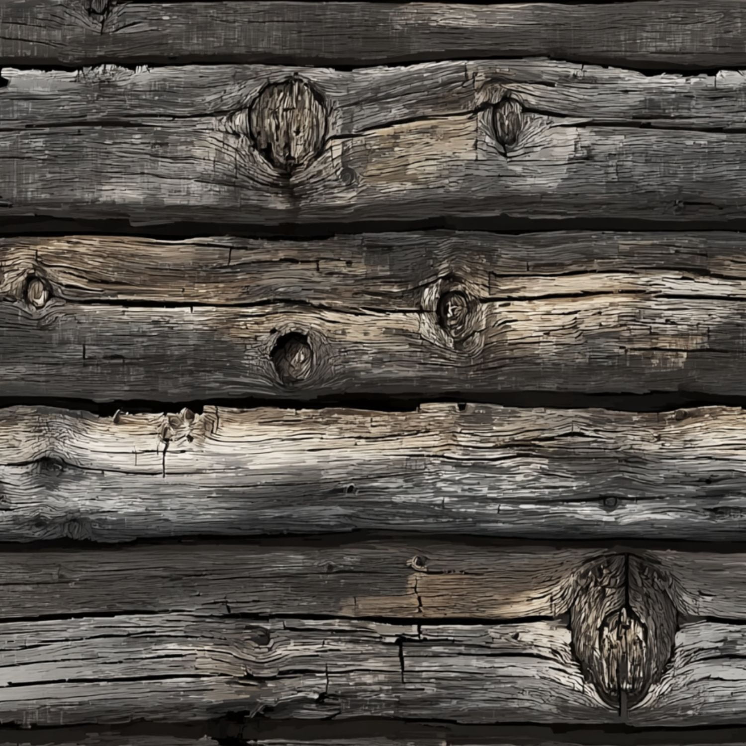Peel and Stick Wallpaper Rustic Weathered Wooden Log Wall Texture Natural Wood Grain Knots 24in x 118in Contact Paper Removable Self Adhesive Wall Mural Wall Decor for Bedroom Kitchen Cabinets