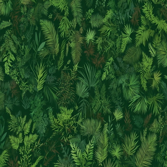 Peel and Stick Wallpaper Seamless green living wall 24in x 118in ...