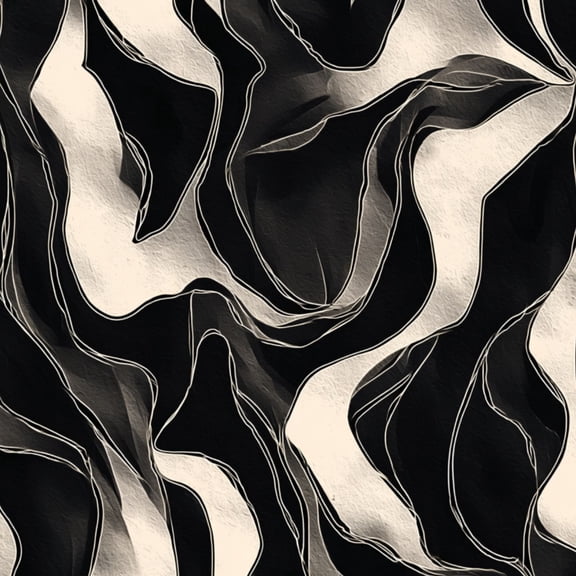 Peel and Stick Wallpaper Seamless line hand drawn doodle black white colors 17.7in x 118in Contact Paper Removable Self Adhesive Wall Mural Wall Decor for Bedroom Kitchen Cabinets