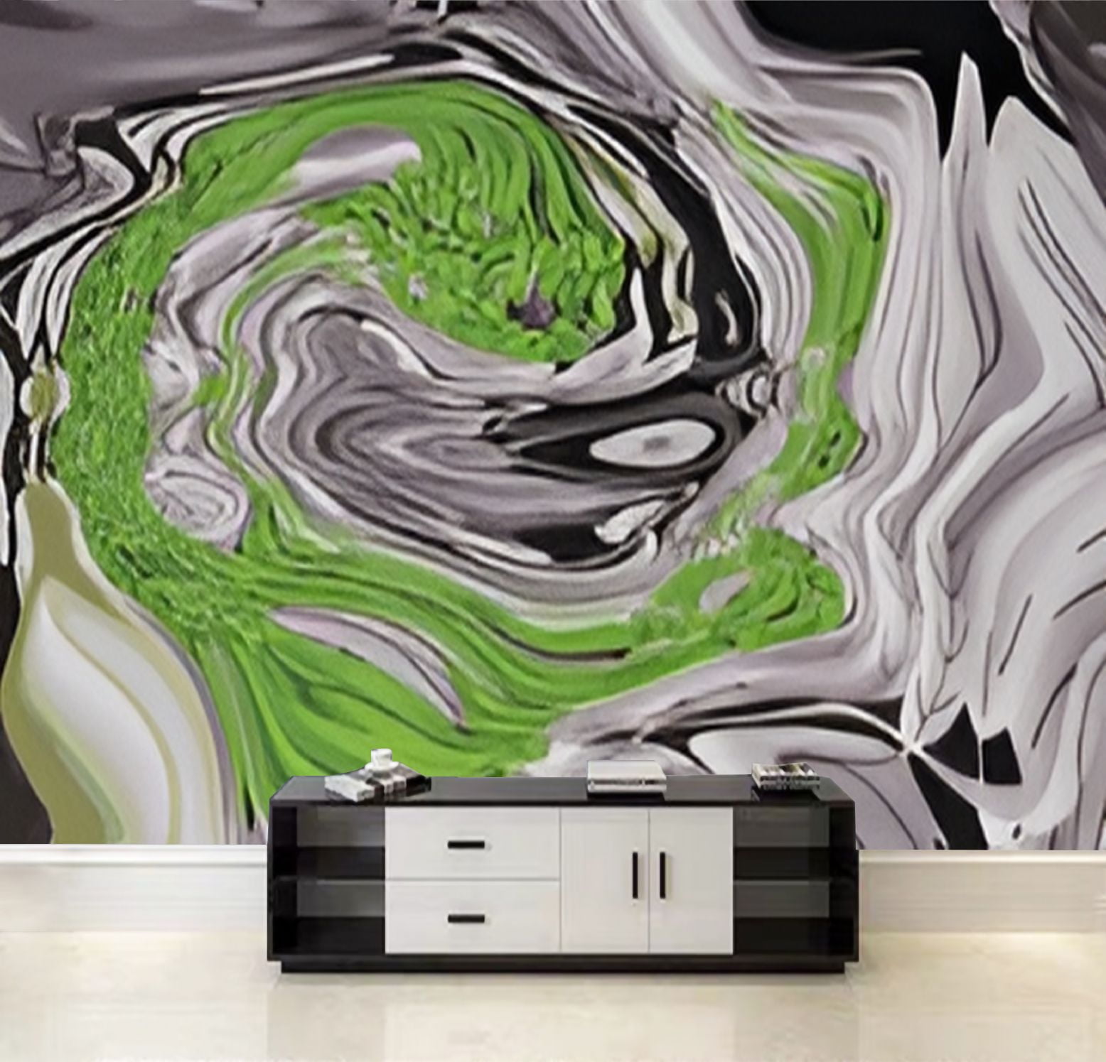 Peel and Stick Wallpaper Seamless marble texture abstract liquid ...