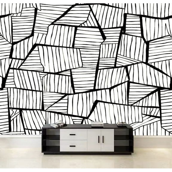 Peel and Stick Wallpaper Seamless pattern abstract Cool structure Canvas Texture Removable Wall Murals Large Wall Stickers for Living Room Bedroom Home Decoration