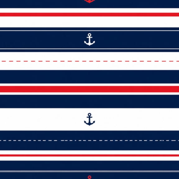Peel and Stick Wallpaper Seamless stripe nautical colored horizontal parallel stripes red navy 17.7in x 118in Contact Paper Removable Self Adhesive Wall Mural Wall Decor for Bedroom Kitchen Cabinets