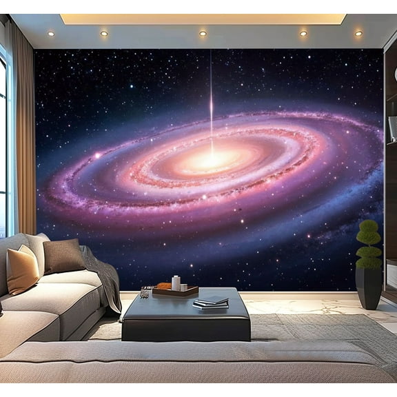 Peel and Stick Wallpaper Space Scenery Universe Theme 3D Mural Living Room Bedroom Playroom Modern Art Wall Mural Decor Self Adhesive and Removable 100in x 144in